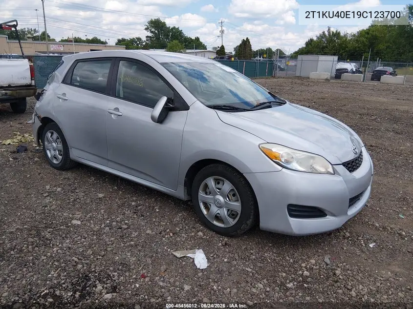 2009 Toyota Matrix VIN: 2T1KU40E19C123700 Lot: 45456012