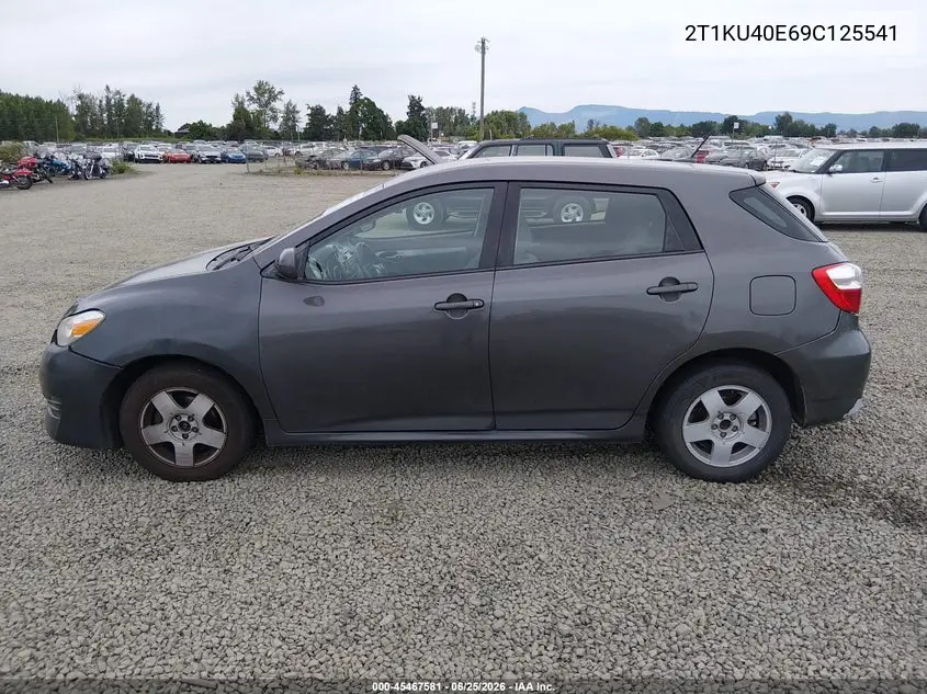 2009 Toyota Matrix VIN: 2T1KU40E69C125541 Lot: 45467581