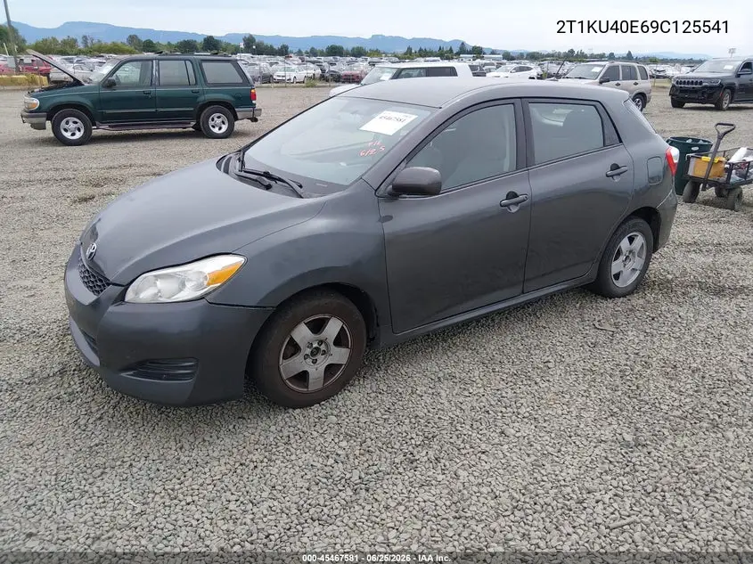 2009 Toyota Matrix VIN: 2T1KU40E69C125541 Lot: 45467581