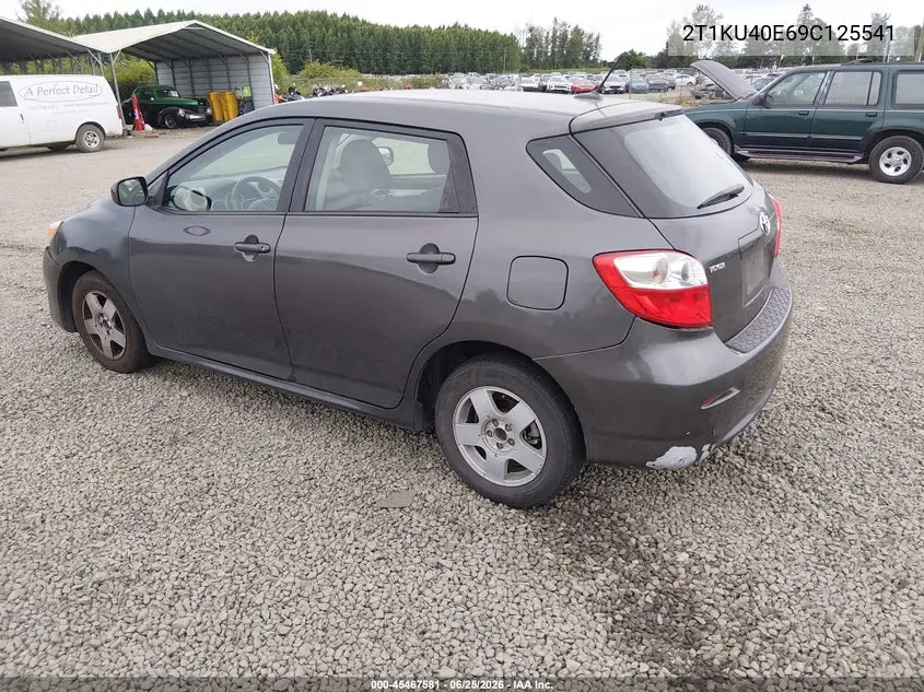 2009 Toyota Matrix VIN: 2T1KU40E69C125541 Lot: 45467581