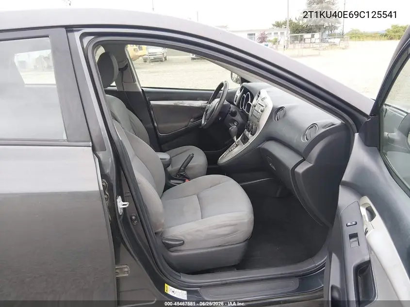 2009 Toyota Matrix VIN: 2T1KU40E69C125541 Lot: 45467581