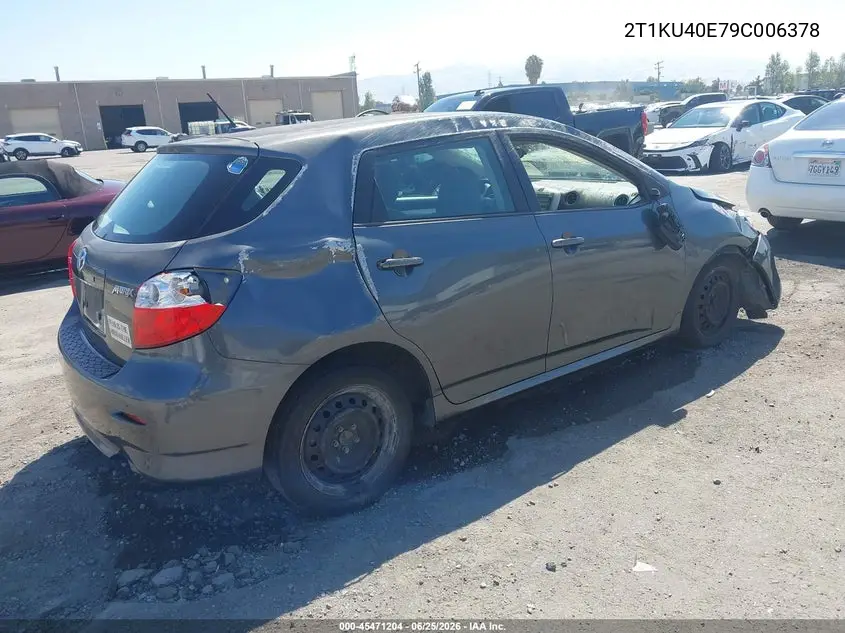 2009 Toyota Matrix VIN: 2T1KU40E79C006378 Lot: 45471204