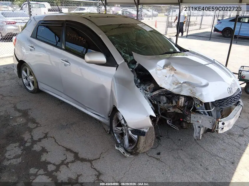 2009 Toyota Matrix S VIN: 2T1KE40E59C022723 Lot: 45494990