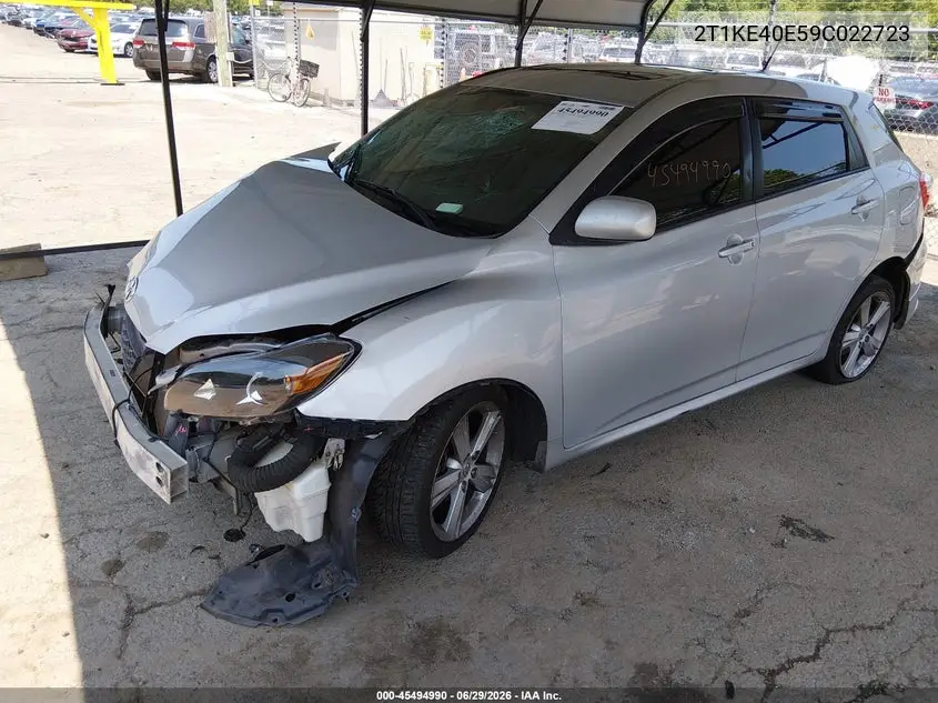 2009 Toyota Matrix S VIN: 2T1KE40E59C022723 Lot: 45494990