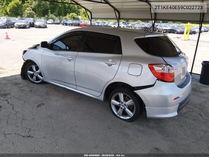 2009 Toyota Matrix S VIN: 2T1KE40E59C022723 Lot: 45494990