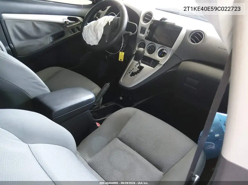 2009 Toyota Matrix S VIN: 2T1KE40E59C022723 Lot: 45494990