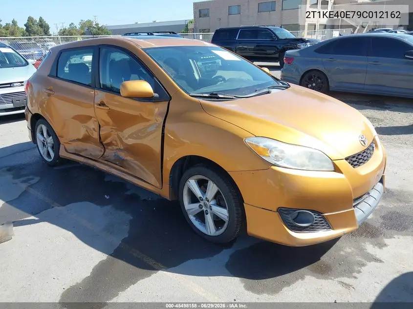 2009 Toyota Matrix S VIN: 2T1KE40E79C012162 Lot: 45498158