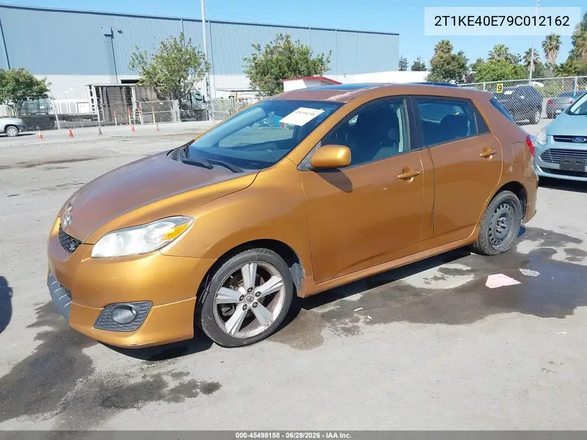 2009 Toyota Matrix S VIN: 2T1KE40E79C012162 Lot: 45498158