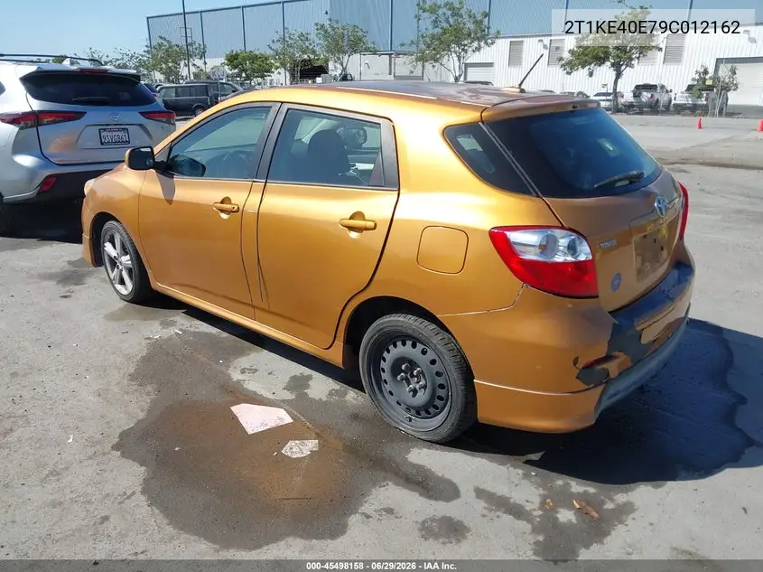 2009 Toyota Matrix S VIN: 2T1KE40E79C012162 Lot: 45498158