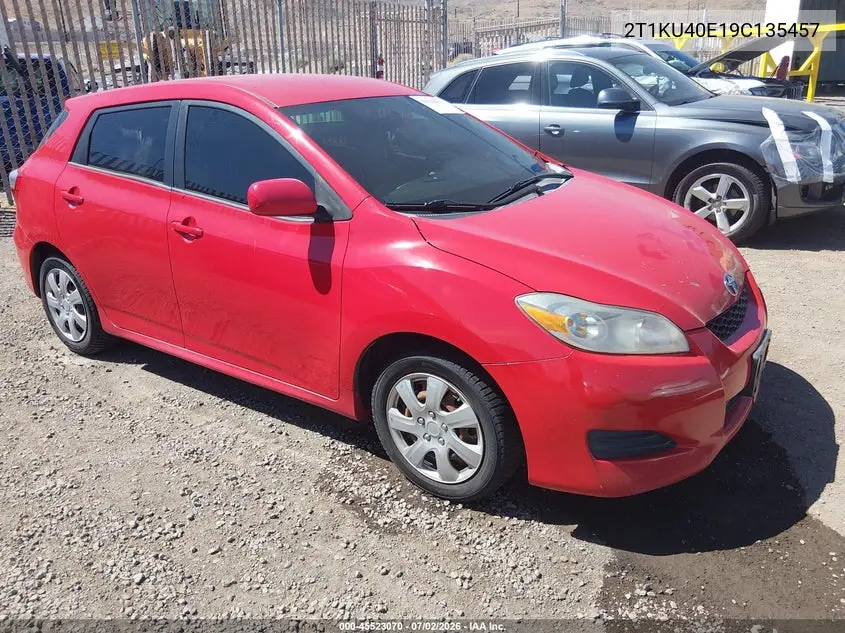 2009 Toyota Matrix VIN: 2T1KU40E19C135457 Lot: 45523070