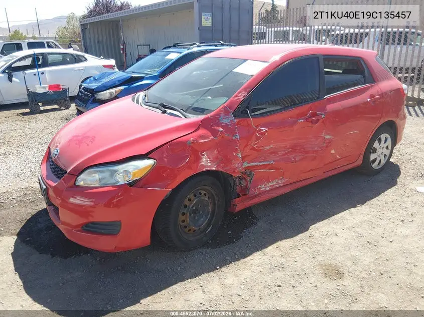 2009 Toyota Matrix VIN: 2T1KU40E19C135457 Lot: 45523070