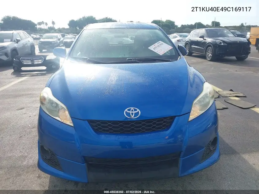 2009 Toyota Matrix VIN: 2T1KU40E49C169117 Lot: 45538350
