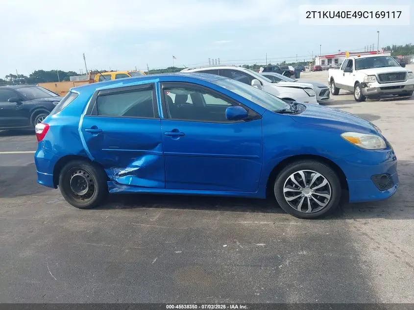 2009 Toyota Matrix VIN: 2T1KU40E49C169117 Lot: 45538350