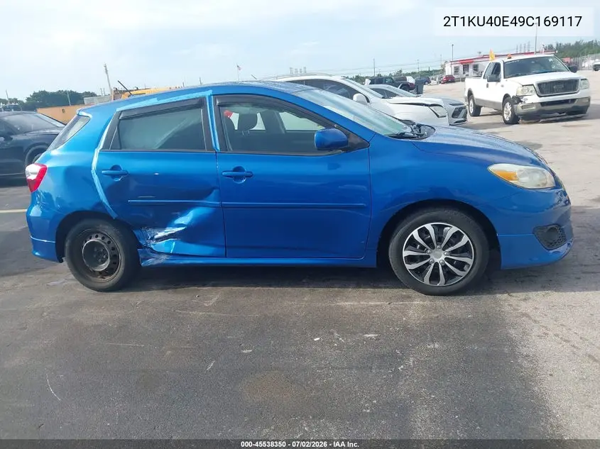 2009 Toyota Matrix VIN: 2T1KU40E49C169117 Lot: 45538350
