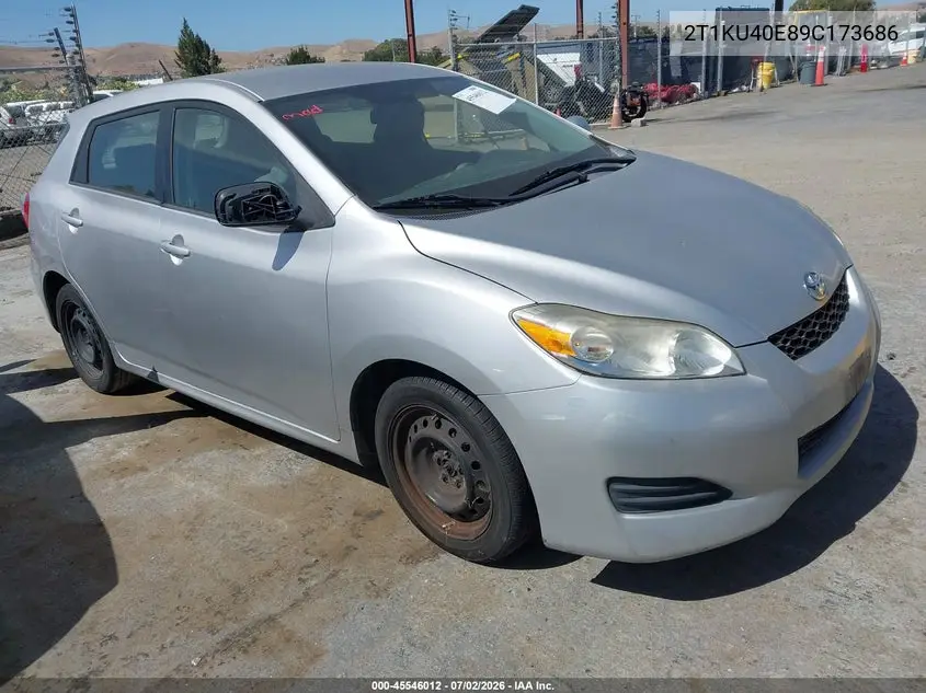 2009 Toyota Matrix VIN: 2T1KU40E89C173686 Lot: 45546012