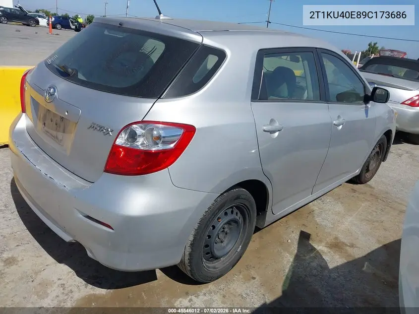 2009 Toyota Matrix VIN: 2T1KU40E89C173686 Lot: 45546012