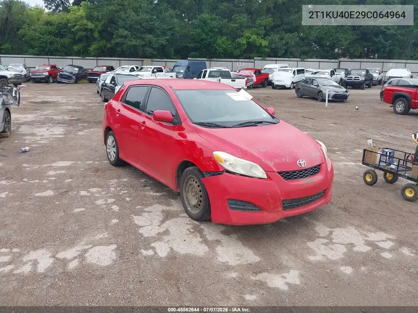 2009 Toyota Matrix VIN: 2T1KU40E29C064964 Lot: 45562644