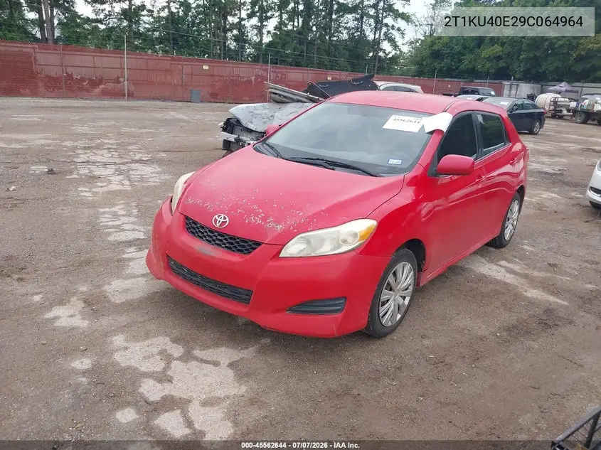 2009 Toyota Matrix VIN: 2T1KU40E29C064964 Lot: 45562644