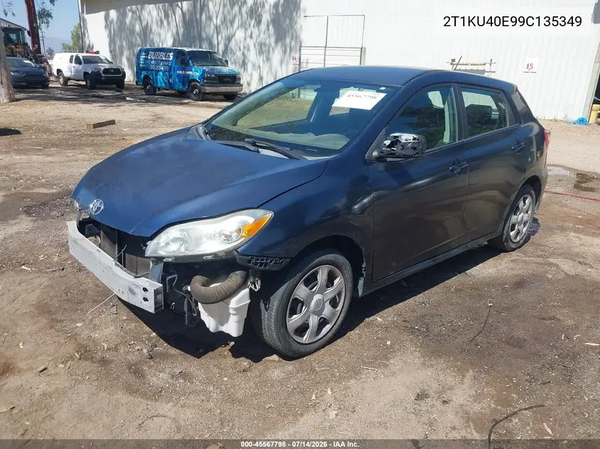 2009 Toyota Matrix VIN: 2T1KU40E99C135349 Lot: 45567798