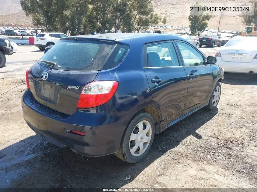 2009 Toyota Matrix VIN: 2T1KU40E99C135349 Lot: 45567798