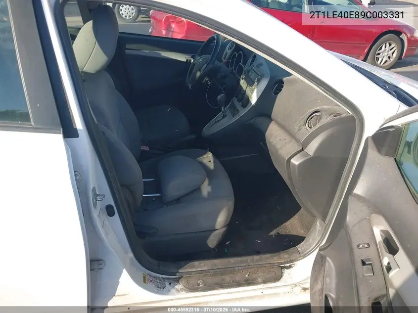 2009 Toyota Matrix S VIN: 2T1LE40E89C003331 Lot: 45592316