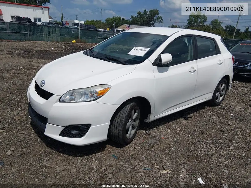 2009 Toyota Matrix S VIN: 2T1KE40E89C010906 Lot: 45600690