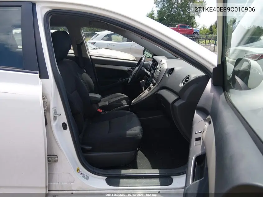 2009 Toyota Matrix S VIN: 2T1KE40E89C010906 Lot: 45600690