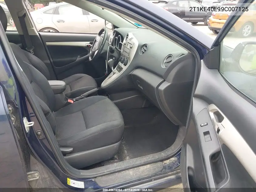 2009 Toyota Matrix S VIN: 2T1KE40E99C007125 Lot: 45616364