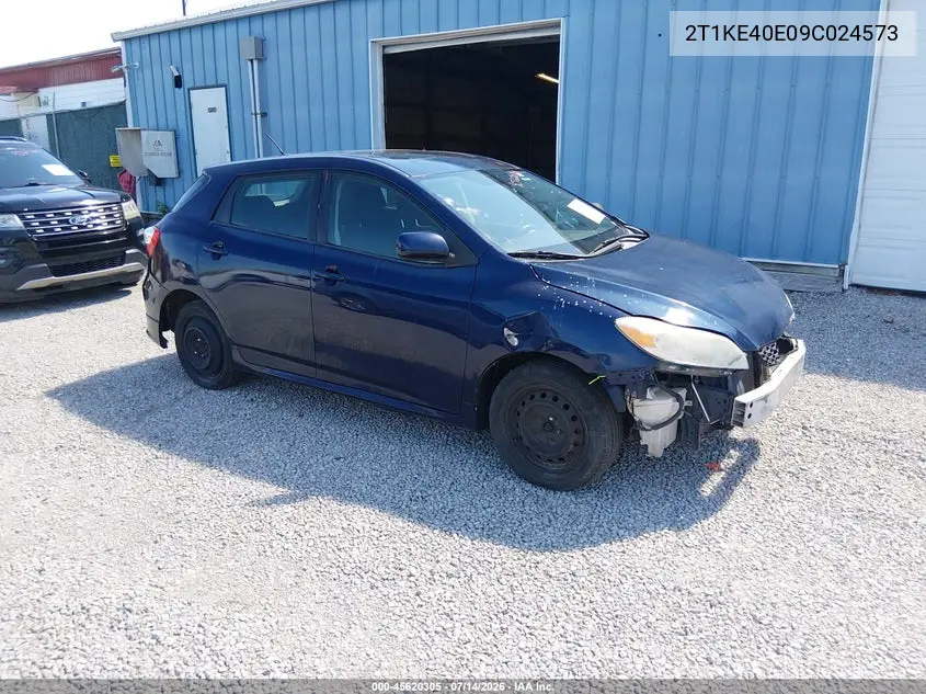 2009 Toyota Matrix S VIN: 2T1KE40E09C024573 Lot: 45620305