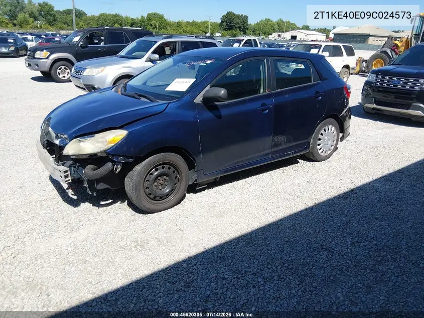 2009 Toyota Matrix S VIN: 2T1KE40E09C024573 Lot: 45620305