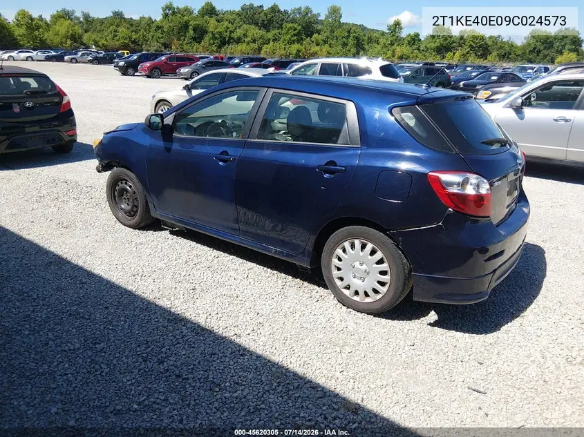 2009 Toyota Matrix S VIN: 2T1KE40E09C024573 Lot: 45620305
