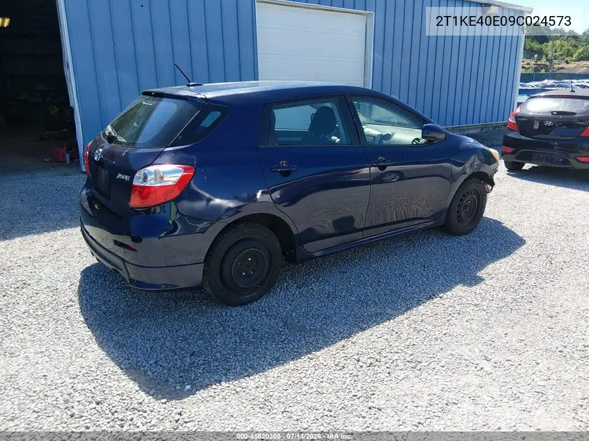 2009 Toyota Matrix S VIN: 2T1KE40E09C024573 Lot: 45620305