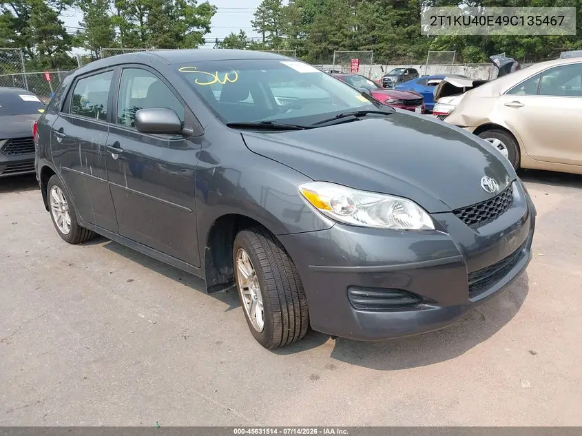 2009 Toyota Matrix VIN: 2T1KU40E49C135467 Lot: 45631514