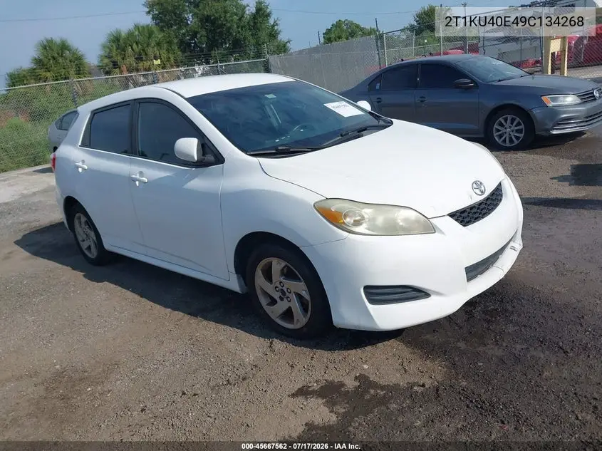 2009 Toyota Matrix VIN: 2T1KU40E49C134268 Lot: 45667562