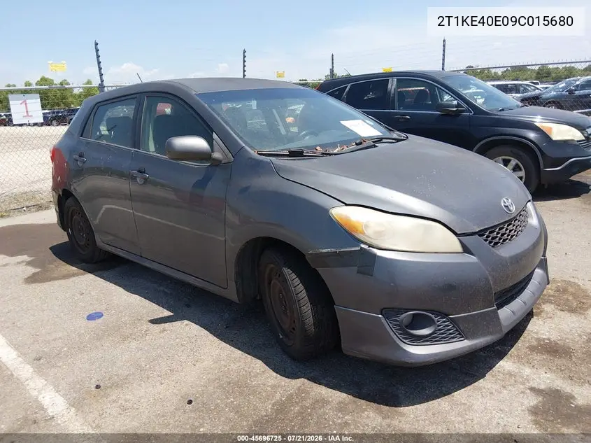 2009 Toyota Matrix S VIN: 2T1KE40E09C015680 Lot: 45696725