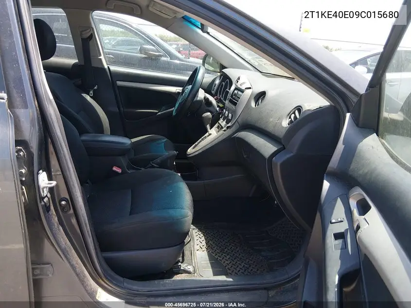2009 Toyota Matrix S VIN: 2T1KE40E09C015680 Lot: 45696725