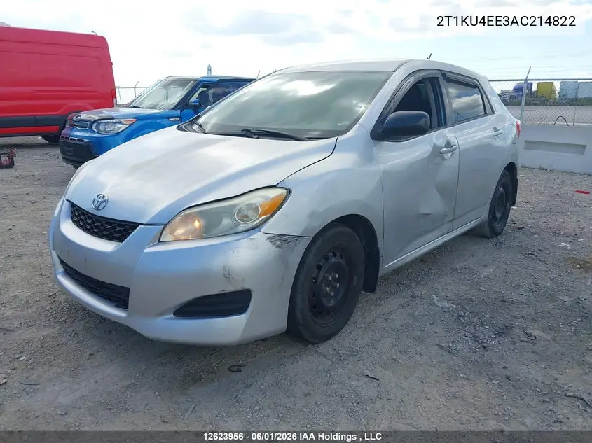 2010 Toyota Matrix VIN: 2T1KU4EE3AC214822 Lot: 12623956