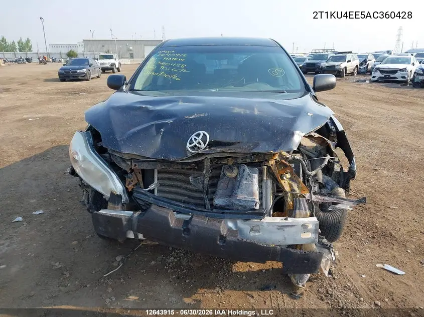 2T1KU4EE5AC360428 2010 Toyota Matrix Wagon