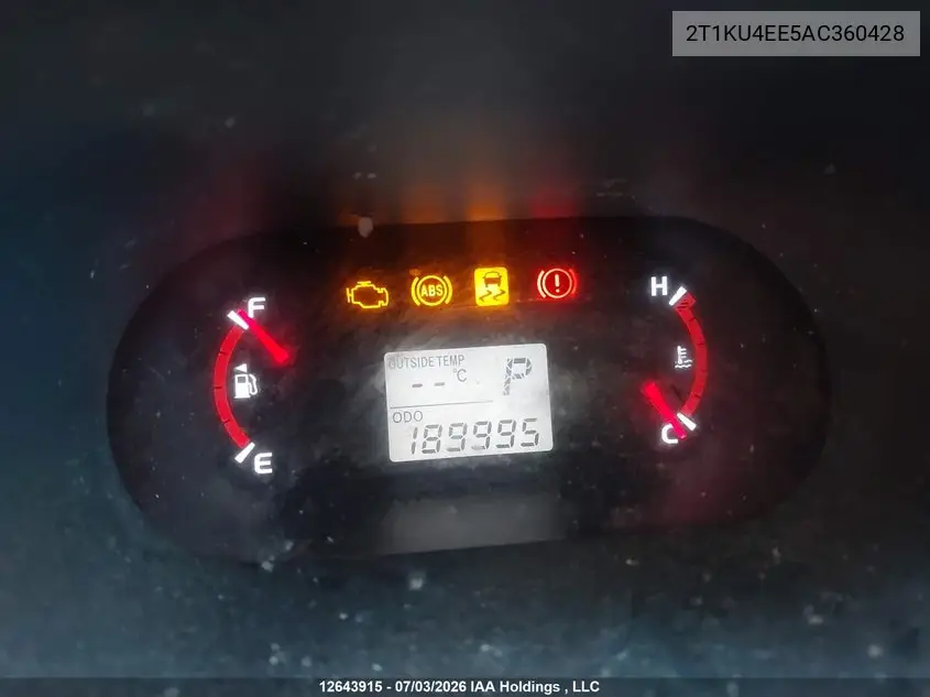 2T1KU4EE5AC360428 2010 Toyota Matrix Wagon