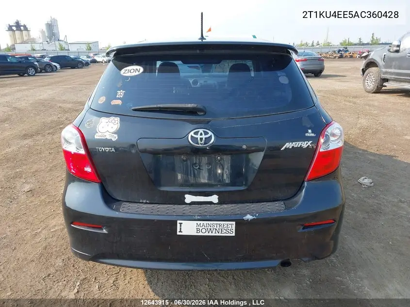 2T1KU4EE5AC360428 2010 Toyota Matrix Wagon