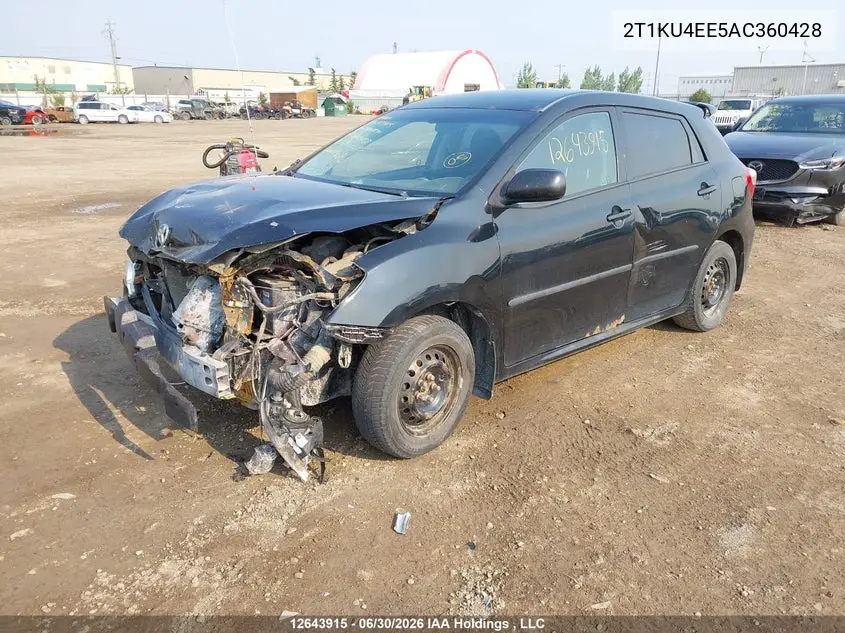 2T1KU4EE5AC360428 2010 Toyota Matrix Wagon