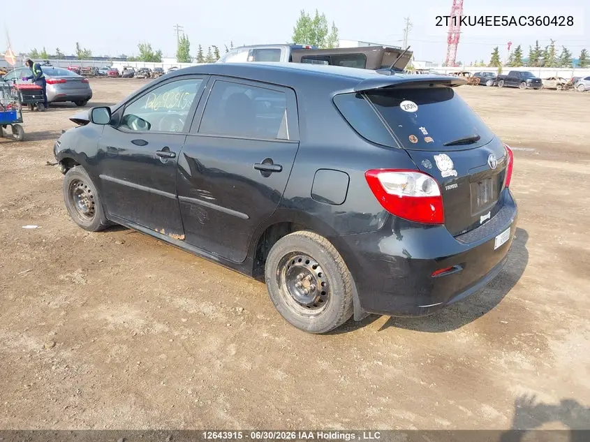 2T1KU4EE5AC360428 2010 Toyota Matrix Wagon