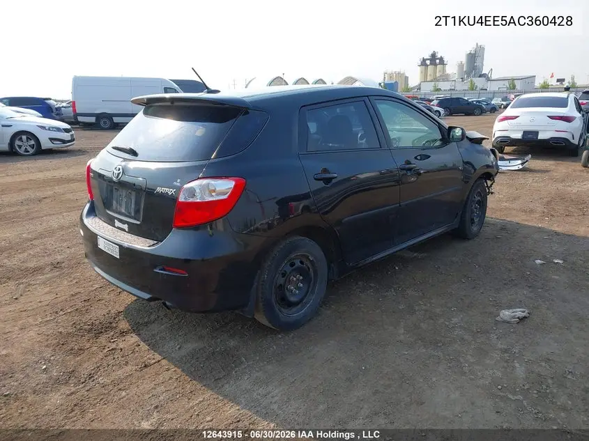 2T1KU4EE5AC360428 2010 Toyota Matrix Wagon
