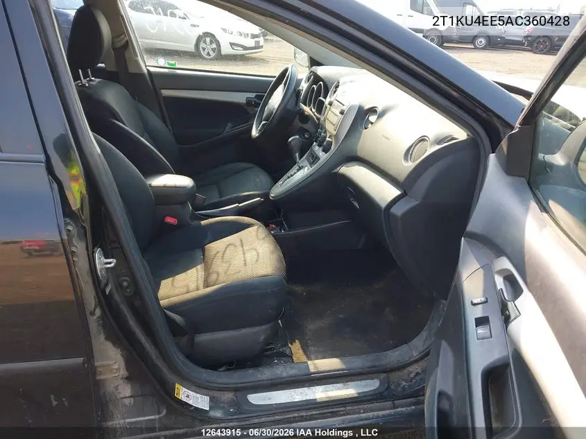 2T1KU4EE5AC360428 2010 Toyota Matrix Wagon