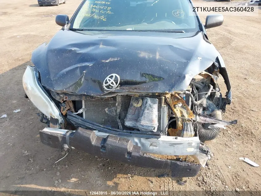 2T1KU4EE5AC360428 2010 Toyota Matrix Wagon