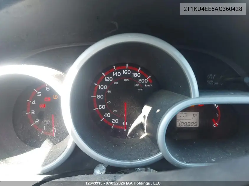 2T1KU4EE5AC360428 2010 Toyota Matrix Wagon