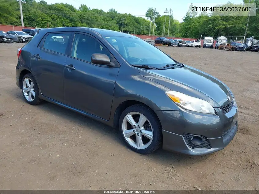 2010 Toyota Matrix S VIN: 2T1KE4EE3AC037606 Lot: 45244565