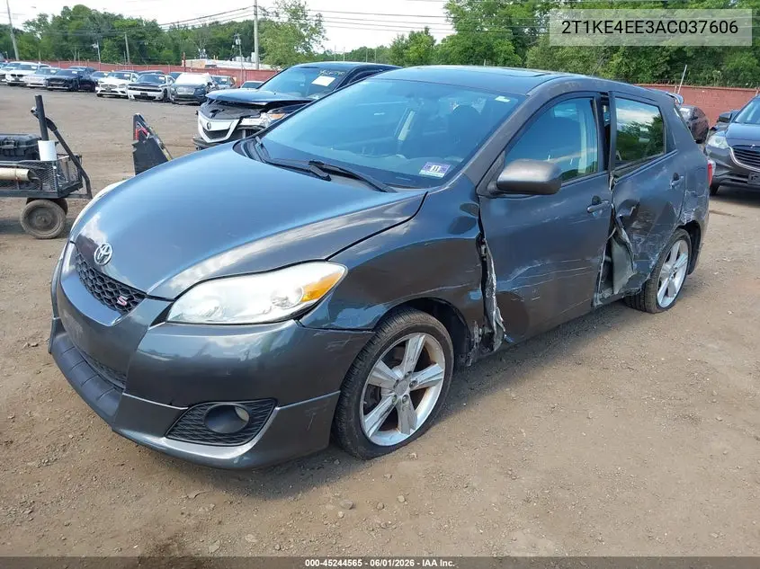 2010 Toyota Matrix S VIN: 2T1KE4EE3AC037606 Lot: 45244565