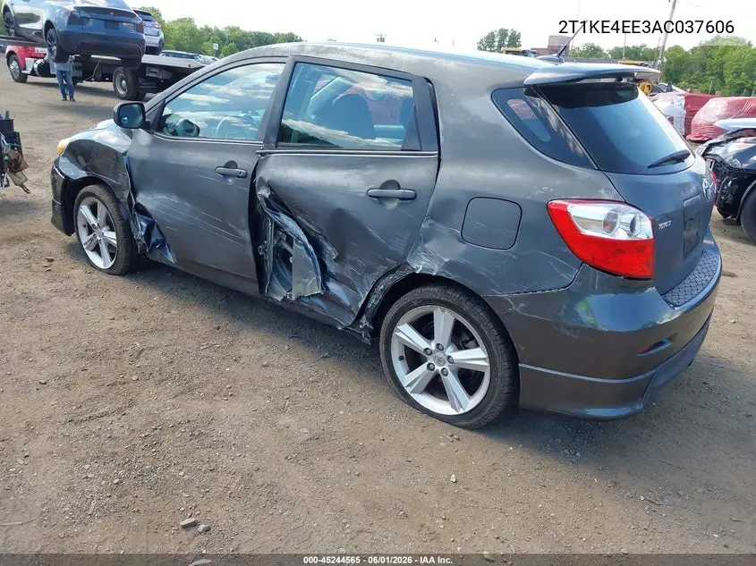 2010 Toyota Matrix S VIN: 2T1KE4EE3AC037606 Lot: 45244565