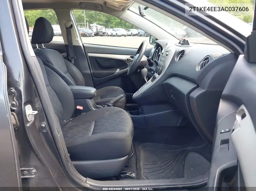 2010 Toyota Matrix S VIN: 2T1KE4EE3AC037606 Lot: 45244565